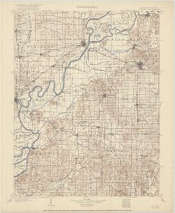 Indiana-Illinois Patoka quadrangle [1921 reprint]