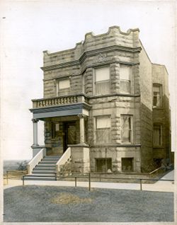 Indiana limestone residence