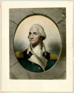 The Rembrandt Peale portrait of Washington, painted in 1824