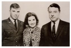 Coughlan couple with son in Air Force uniform