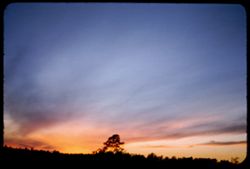 Sunset sky near Tuscaloosa, Ala.