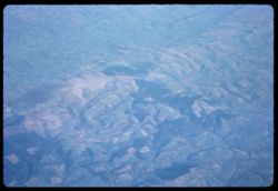 A.M. Seen from PanAm jet flight - L.A. to London. Over Wales.