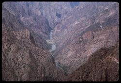 Black Canyon of the Gunnsion. Downstream from Sunset View.