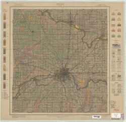 Soil map Delaware County sheet Indiana