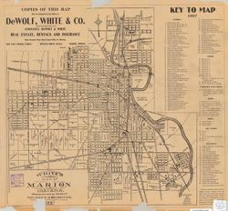 White's Map of Marion Indiana