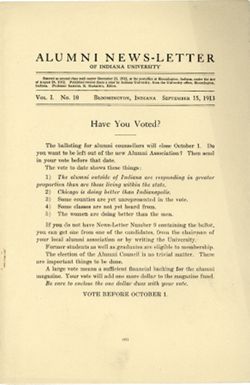 "Have You Voted?" vol. I, no. 10