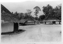 Cluster of mud houses