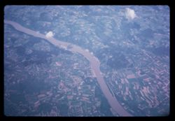 The Danube below Pan-Amer. World Fligt #1 on Vienna-Frankfurt leg