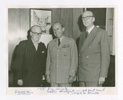 Roy Howard with General Gruenther and A.L. Bradford