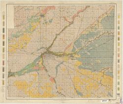 Soil map Indiana, Allen Co. sheet