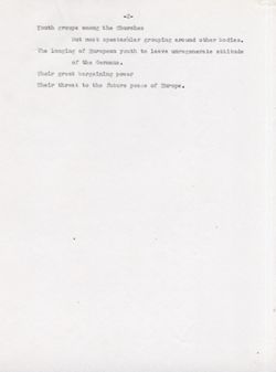 "Notes for Remarks to Canterbury Club." -St. Margaret's Hall, Bloomington, Indiana. Dec. 4, 1949