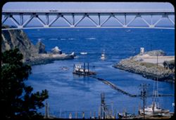 Mouth of Noyo river south of Fort Bragg