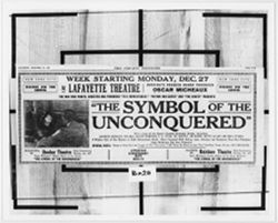 The Symbol of the Unconquered advertising banner photo
