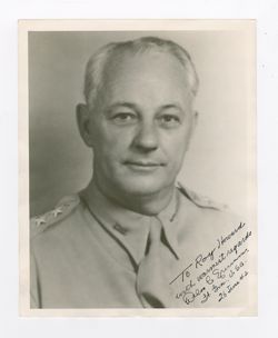 Autographed portrait of a man