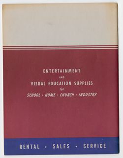 Kunz Motion Picture Service: Film Rental Catalog
