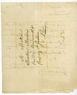 [Jean] DUCLOS, Lyon, [France]. To [William] MACLURE, Rue des Brodeurs No 20, Faubourg St. Germain, Paris., 1825 May 10