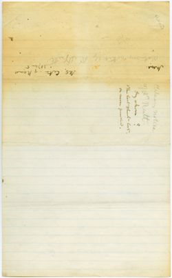 Nutt, Cyrus, President, Indiana University, 23 August 1875