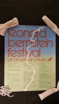 Bernstein Festival of American Music Poster