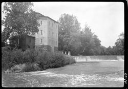 Mill at Mansfield with dam, Horiz.