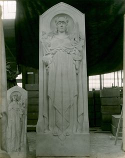 Statue for Indiana War Memorial, Indianapolis