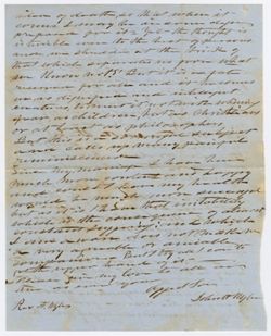 John H. Wylie to Andrew Wylie, 17 August 1851