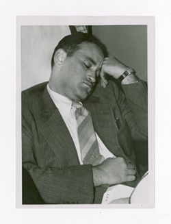Michael Forsted, asleep
