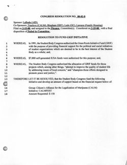 00-02-8 Resolution to Fund GRIF Initiative (CALMFEST)