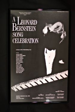 Leonard Bernstein Song Celebration Poster