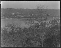 View of Ohio River and Madison from Kentucky shore, horizontal