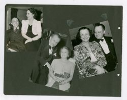 Roy W. Howard, family & friends at formal event