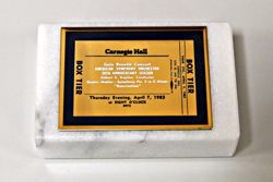 Carnegie Hall Marble Paperweight