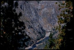 Canyon of Stanislaus river north of Columbia