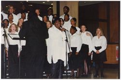 Performance by members of the IU Afro-American Choral Ensemble