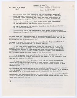 87: Report by the Committee on Fraternities and Sororities, ca. 13 May 1969