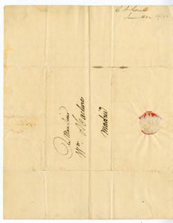 C[harles] A[lexandre] LESUEUR, Philadelphia. To W[illia]m MACLURE, Madrid., 1822 Apr. 6