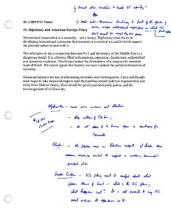Lee H. Hamilton 9/11 Commission Papers, 2003-2005, MPP 7 