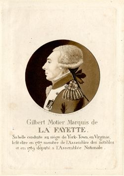 Gilbert Motier Marquis de La Fayette