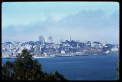 San Francisco seen from Yerba Buena Island in morning