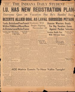 1942-11-21, Indiana Daily Student