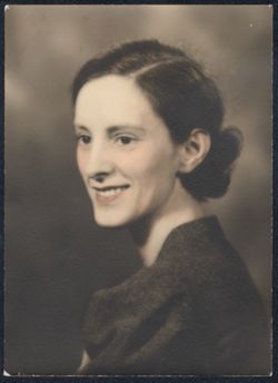 Colorized portrait of Georgia Carmichael, Indianapolis, ca. 1930-1932.