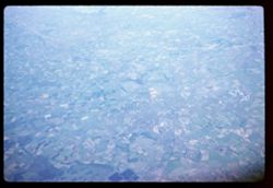 Above central England in high flying Pan Am jet