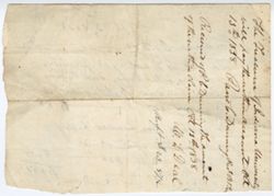 Receipt made out to M.L. Deal in the amount of $23.87, 13 October 1838
