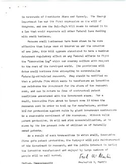 Letter from Frederick W. Martin to Robert L. Bartley, editor of the Wall Street Journal, March 21, 1979
