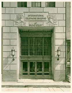 International Telephone Bldg. - Entrance