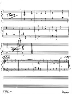 Swing high, Manuscript / piano score