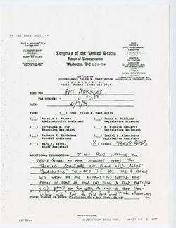 Arms Embargo - Legislation - Staff File, Jun 1994