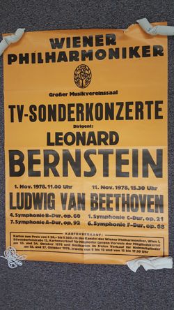 Vienna Philharmonic Poster - Beethoven Symphonies
