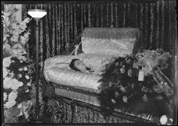 Marge Clark, in casket