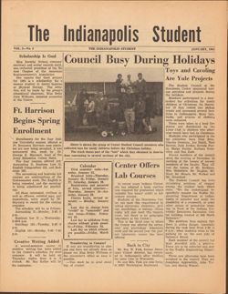 1961-01, The Indianapolis Student