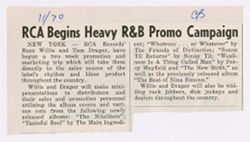 "RCA Begins Heavy R&B Promo Campaign," November 1970